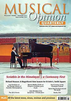 Musical Opinion cover